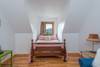 Full bed on upper level