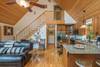 Main floor access to upper level bedroom and bath
