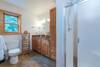 Main floor bathroom with walk-in shower only