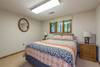 Lower level (level 1) queen bedroom.