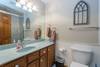 Level 2 full hall bath w/ shower tub combo.