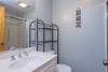 Full bath on lower level w/ walk-in shower only.