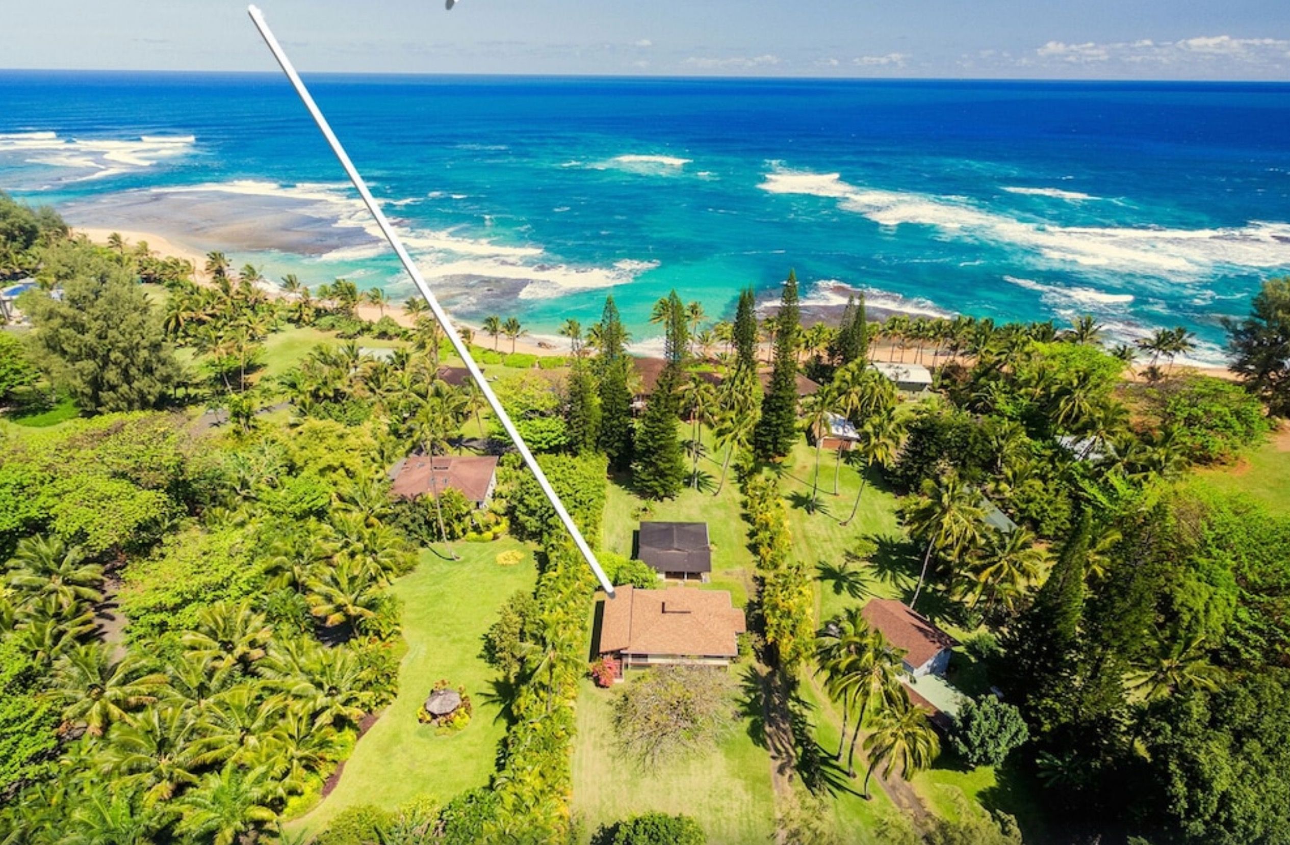 Hale Luanapua 5 Bedroom Beachfront Tunnels Beach House Of Dreams Kauai