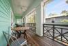 UPSTAIRS PORCH ALTERNATE VIEW W/BISTRO AREA IN CENTER UPSTAIRS PORCH ALTERNATE VIEW W/BISTRO AREA IN CENTER
