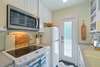 FOUR BURNER ELECTRICAL STOVE TOP, MOUNTED MICROWAVE