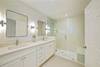SHARED FULL BATH, DUAL VANITIES & GLASS ENCLOSED WALK IN SHOWER SHARED FULL BATH, DUAL VANITIES & GLASS ENCLOSED WALK IN SHOWER