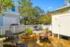PRIVATE OUTDOOR COURTYARD WITH SEATING FOR 3 PRIVATE OUTDOOR COURTYARD WITH SEATING FOR 3