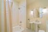 SHARED ENSUITE BATHROOM WITH SINGLE VANITY AND SHOWER AND TUB CO SHARED ENSUITE BATHROOM WITH SINGLE VANITY AND SHOWER AND TUB CO