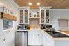 KITCHEN DOWN, UNDER COUNTER FRIDGE, MICROWAVE, ELECTRIC STOVE TO KITCHEN DOWN, UNDER COUNTER FRIDGE, MICROWAVE, ELECTRIC STOVE TO