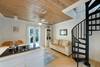 SPIRAL STAIRCASE LEADS TO QUEEN W/ENSUITE BATH UP SPIRAL STAIRCASE LEADS TO QUEEN W/ENSUITE BATH UP