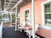ADIRONDACK SEATING FOR TWO AT FRONT, PERFECT FOR COFFEE