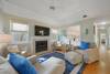 DUAL LIVING AREAS AT ENTRANCE, LEFT SITTING AREA W/LARGE TV DUAL LIVING AREAS AT ENTRANCE, LEFT SITTING AREA W/LARGE TV