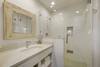 RENOVATED PRIVATE BATH, SINGLE VANITY & GLASS ENCLOSED SHOWER RENOVATED PRIVATE BATH, SINGLE VANITY & GLASS ENCLOSED SHOWER