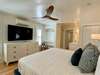 LARGE FLAT SCREEN TV, CUSTOM BUILT IN CLOSETS