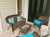 BALCONY WITH SEATING FOR FOUR, PERFECT FOR MORNING COFFEE