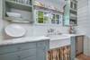LARGE FARMHOUSE SINK IN KITCHEN LARGE FARMHOUSE SINK IN KITCHEN