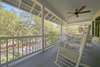 SECOND FLOOR SPACIOUS BALCONY WITH ROCKERS