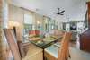 DINING AREA SEATS EIGHT