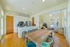 DINING AREA WITH EXTRA KITCHEN BAR SEATING FOR FOUR DINING AREA WITH EXTRA KITCHEN BAR SEATING FOR FOUR
