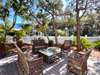 LARGE OUTDOOR SEATING AREA FOR SIX, ALTERNATE VIEW