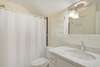 RENOVATED SHARED FULL BATH W/SINGLE VANITY & TUB/SHOWER COMBO