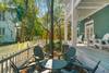 LARGE OPEN PORCH DOWN W/ADIRONDACK SEATING FOR FOUR LARGE OPEN PORCH DOWN W/ADIRONDACK SEATING FOR FOUR