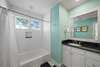 QUEEN ENSUITE BATH W/SINGLE VANITY AND TUB/SHOWER COMBO