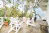 SEATING FOR ALL ON SPACIOUS DECK