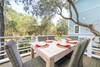 DINING AREA ON REAR DECK, OVERLOOKING SHADED YARD DINING AREA ON REAR DECK, OVERLOOKING SHADED YARD