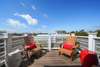 THIRD FLOOR DECK WITH SEATING FOR 4 AND TOWN VIEWS