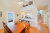 ADJACENT DINING OFF KITCHEN, SEATS SIX ADJACENT DINING OFF KITCHEN, SEATS SIX
