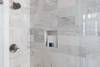 LARGE GLASS ENCLOSED MARBLE SHOWER LARGE GLASS ENCLOSED MARBLE SHOWER