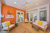 FURNISHED REAR PORCH OVERLOOKING FENCED YARD FURNISHED REAR PORCH OVERLOOKING FENCED YARD