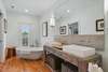 FULL BATH OFF MASTER WITH SOAKING TUB AND DOUBLE VANITIES