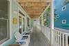 LARGE OPEN AIR PORCH DOWN, ADIRONDACK SEATING FOR 5 LARGE OPEN AIR PORCH DOWN, ADIRONDACK SEATING FOR 5