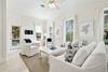 MODERN LIVING ROOM WITH MOUNTED FLAT SCREEN TV MODERN LIVING ROOM WITH MOUNTED FLAT SCREEN TV