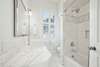 RENOVATED SHARED HALL BATH W/TUB & SHOWER COMBO