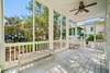 REAR DECK AT BACK OF HOME OVERLOOKING YARD