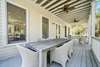 OPEN FRONT PORCH WITH OUTDOOR DINING & LOUNGE AREA
