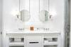 RENOVATED PRIMARY BATH W/DUAL VANITIES RENOVATED PRIMARY BATH W/DUAL VANITIES