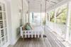 SECOND FLOOR BALCONY W/HANGING BED & ADIRONDACK ROCKERS SECOND FLOOR BALCONY W/HANGING BED & ADIRONDACK ROCKERS
