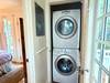 STACKED WASHER AND DRYER IN HALL STACKED WASHER AND DRYER IN HALL
