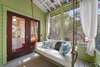 BED SWING ON OPEN PORCH