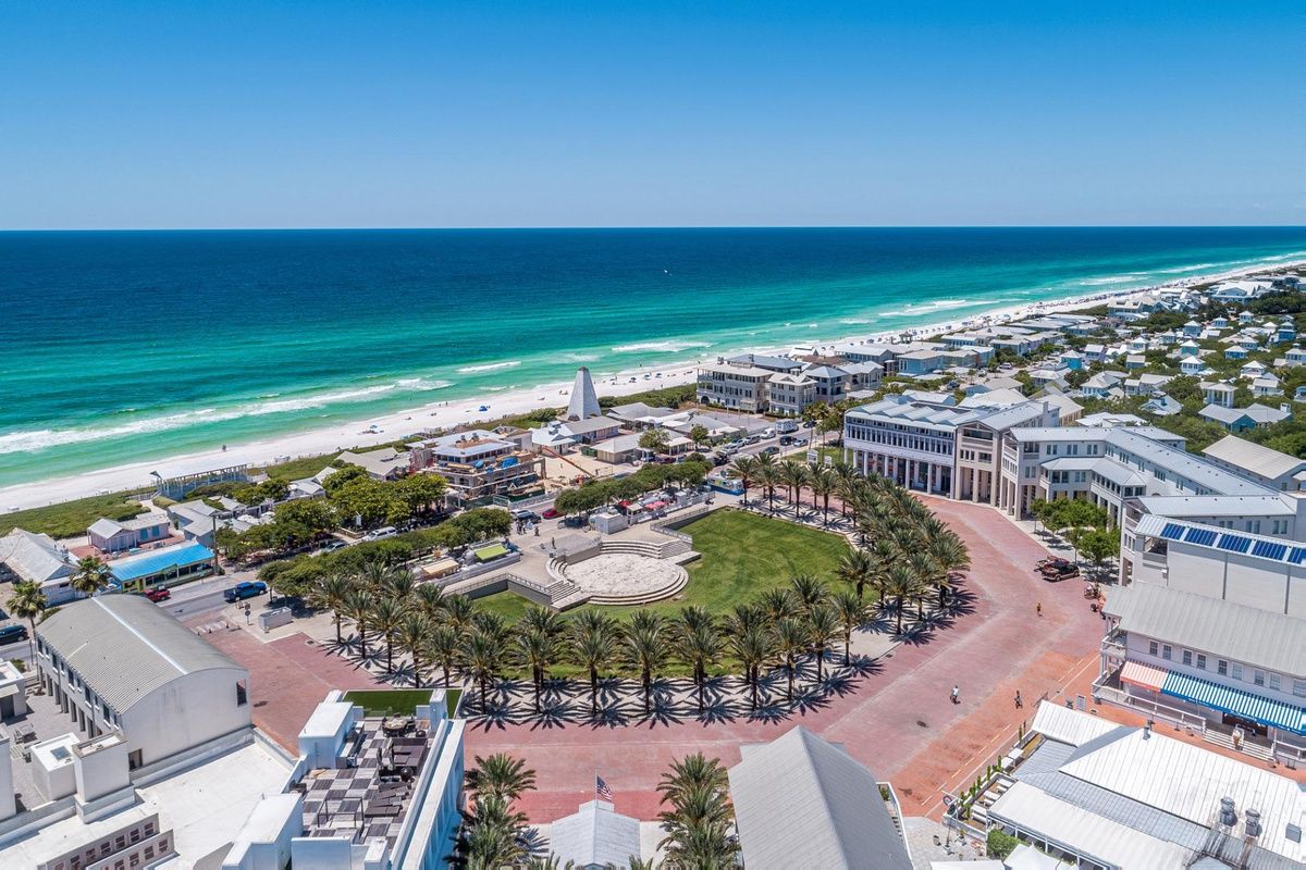 AERIAL VIEW OF SEASIDE