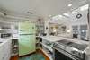 FUN RETRO FRIDGE, FOUR BURNER ELECTRICAL STOVE & OVEN