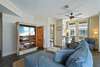 OPEN LIVING WITH FLATSCREEN TELEVISION