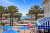 SLIGTH GULF VIEW FROM BALCONY OVER CENTER OF TOWN
