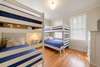 FIRST BEDROOM DOWN, BUNK ROOM (1 double, 3 twins, sleeps 4)