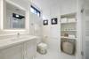 RENOVATED BATHROOM; MARBLE VANITY, BACKLIT MIRROR, HEATED FLOOR RENOVATED BATHROOM; MARBLE VANITY, BACKLIT MIRROR, HEATED FLOOR