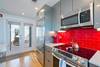 FULL KITCHEN W/FOUR BURNER ELECTRICAL STOVE TOP, MOUNTED MICROWA FULL KITCHEN W/FOUR BURNER ELECTRICAL STOVE TOP, MOUNTED MICROWA